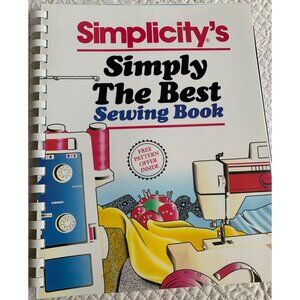 Simplicitys Simply The Best Sewing Book Spiral-Bound Guide Sewing Tips Patterns